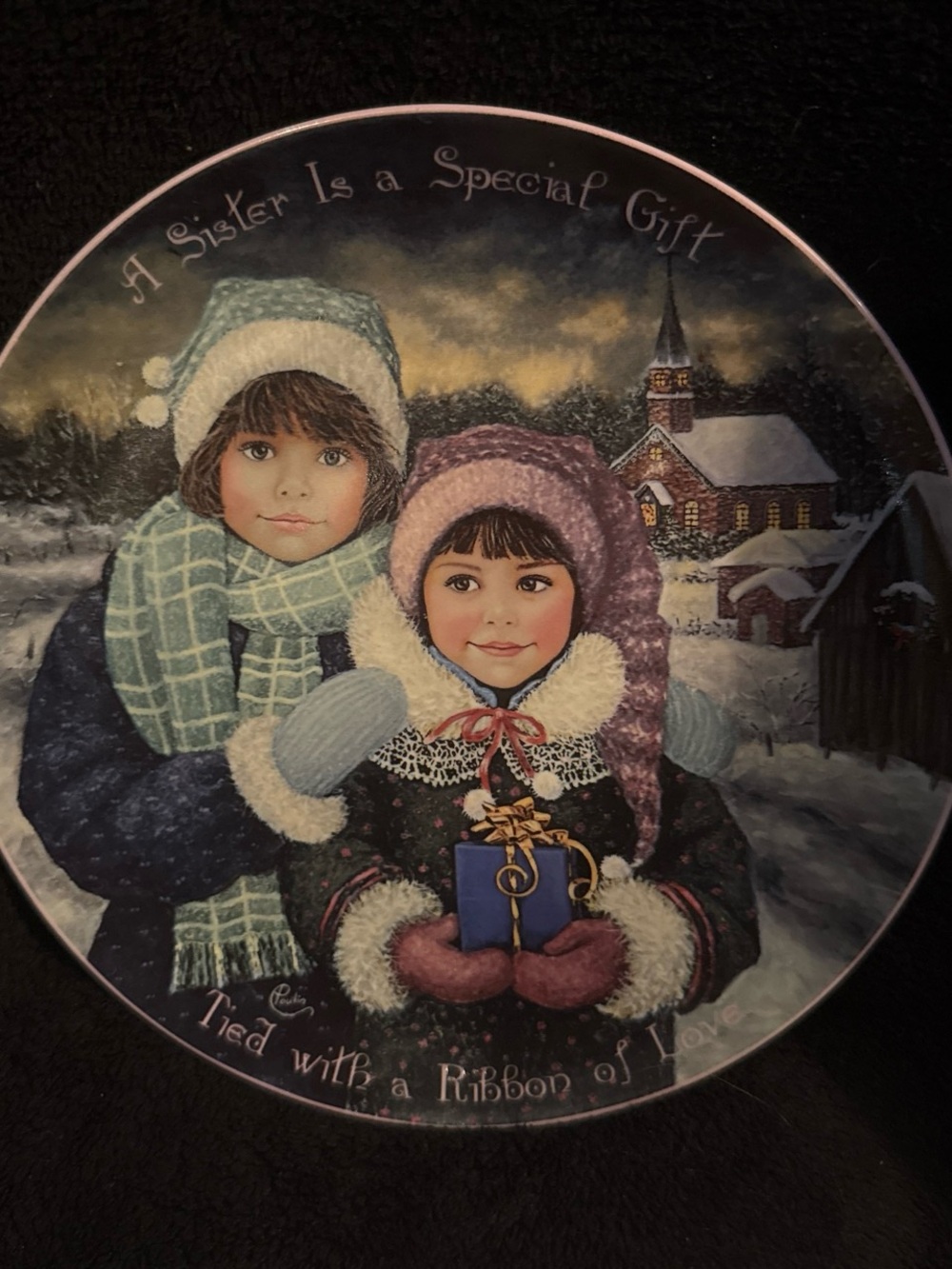 The Bradford Exchange “The Most Special Gift” porcelain plate